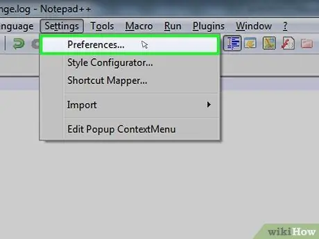 Gunakan Notepad ++ Langkah 13