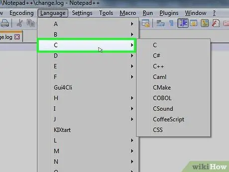 Utilitzeu Notepad ++ Pas 19