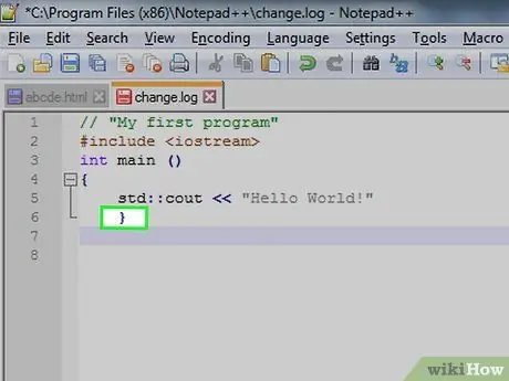 Notepad++ Adım 26'yı kullanın