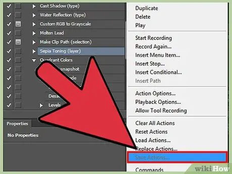 Lumikha ng isang Aksyon sa Photoshop Hakbang 13