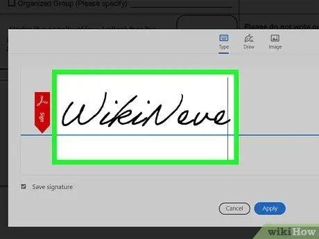 Dodajte potpis u Adobe Reader Korak 10