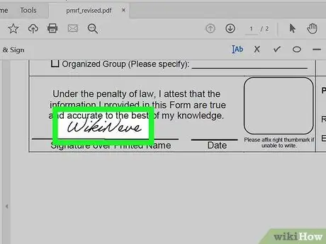 Add a Signature in Adobe Reader Step 12