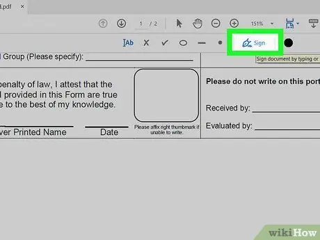 Add a Signature in Adobe Reader Step 7