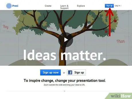 Prezi ধাপ 1 ব্যবহার করুন