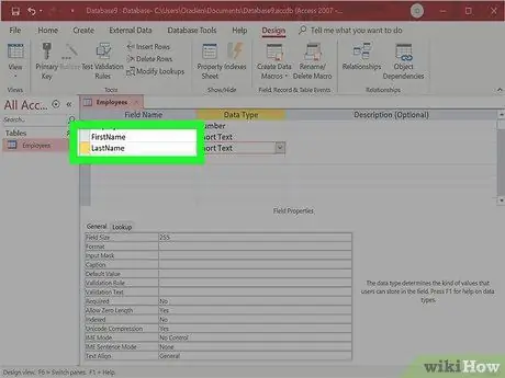 Ua Tus Database Siv MS Access Step 10