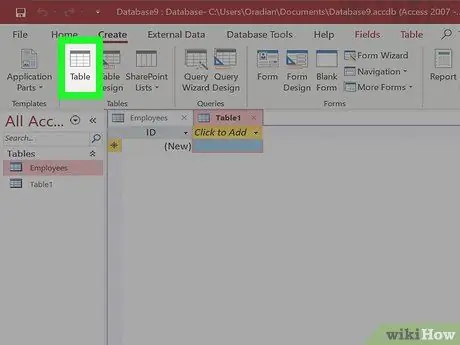 Make a Database Using MS Access Step 15