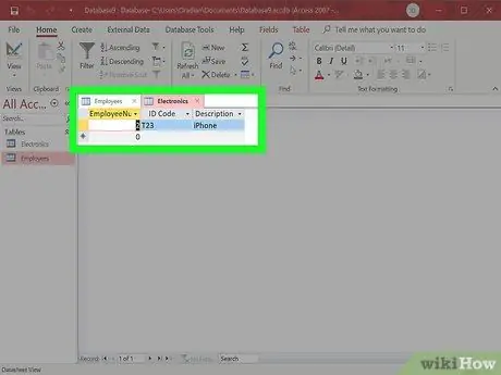 Make a Database Using MS Access Step 25