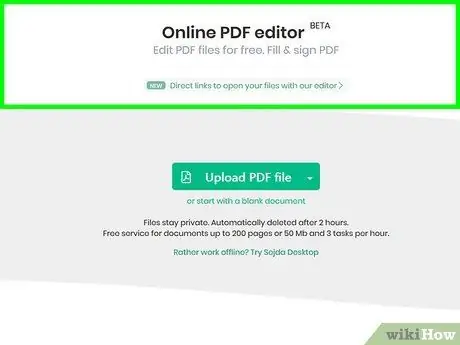 Edit a PDF File Step 1