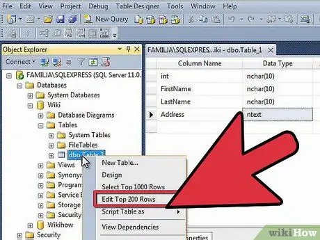 Crear una base de datos de SQL Server Paso 10