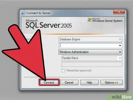 SQL Server ma'lumotlar bazasini yaratish 2 -qadam