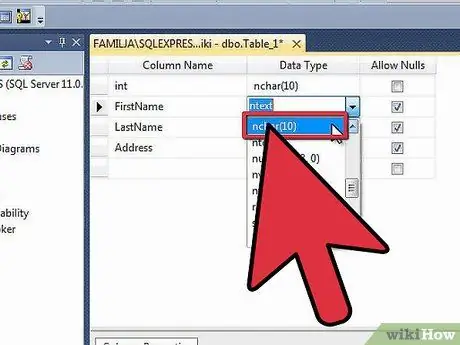 مرحله 8 ایجاد پایگاه داده SQL Server