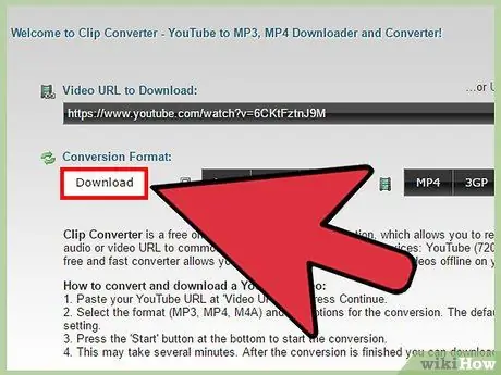 Convertir videos a MP3 Paso 4