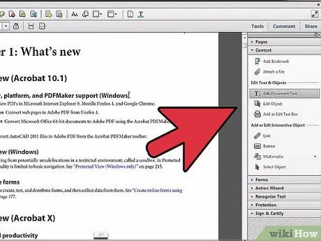 Teksti redigeerimine Adobe Acrobatis 13. samm
