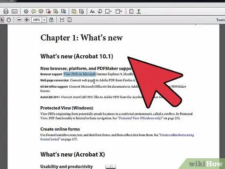 Adobe Acrobat 8 дахь текстийг засах. Алхам 8