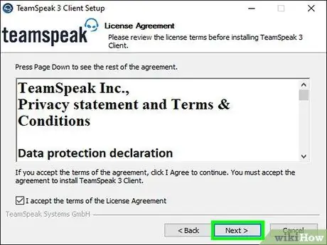 استخدم Teamspeak الخطوة 2