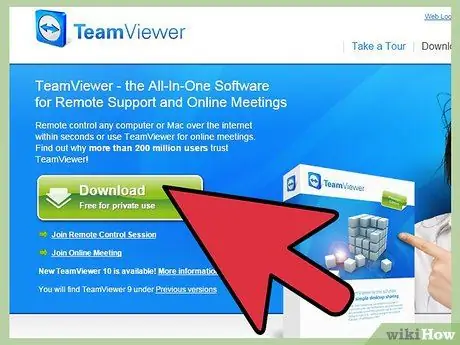 Uporabite TeamViewer 2. korak