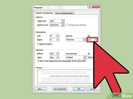 Indent Thawj Kab ntawm Txhua Kab Lus hauv Microsoft Word Kauj Ruam 4