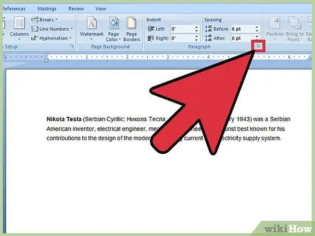 Microsoft Word 7 -кадамында ар бир абзацтын биринчи сабын чегинтүү