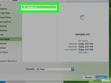 გახსენით VCF ფაილები ნაბიჯი 20