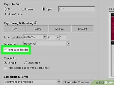 Print Multiple Pages Per Sheet in Adobe Reader Step 8