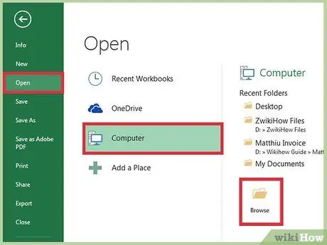 Open CSV Files Step 2