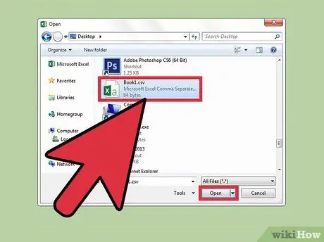 Отворете CSV файлове Стъпка 3