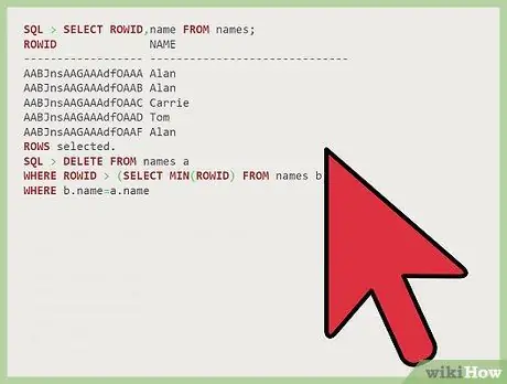 ลบ Duplicate Records ใน Oracle ขั้นตอนที่ 9