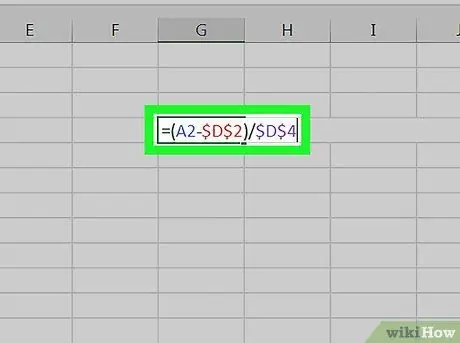 Calculeu una puntuació Z a Excel Pas 4