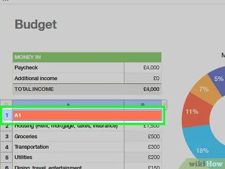 Ua daim Spreadsheet Step 20