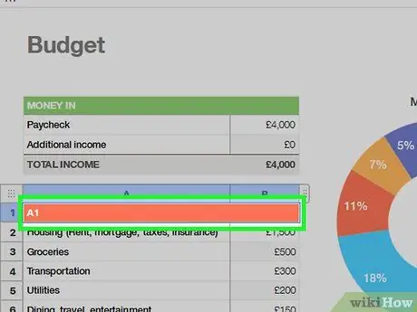 Maak een spreadsheet Stap 21