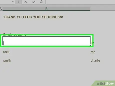 Ua daim Spreadsheet Step 8