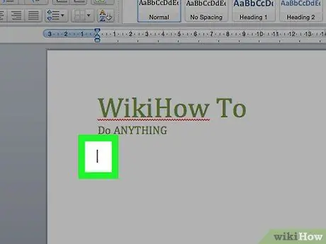 Magdagdag ng isang Suriing Markahan sa isang Word Document Hakbang 25