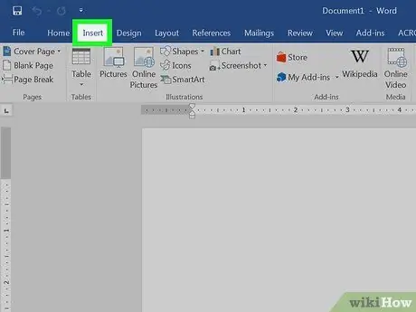 Ajouter une image dans Word Étape 2