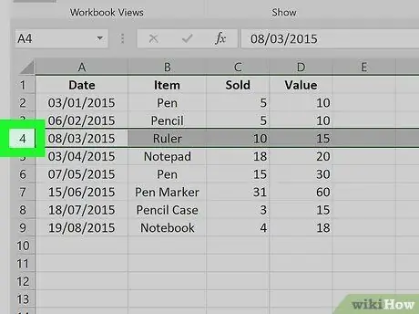 Excel -dagi hujayralarni muzlatish 5 -qadam