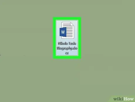 Zungusha Nakala katika Microsoft Word Hatua ya 1