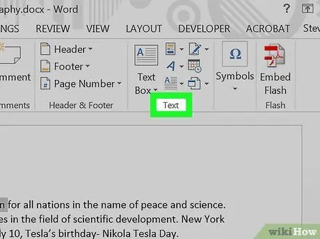 Faire pivoter le texte dans Microsoft Word Étape 4