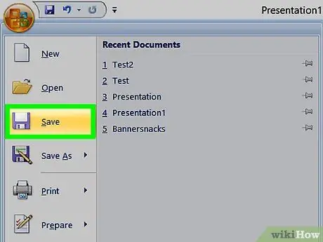 Video manustamine PowerPointi 11. samm