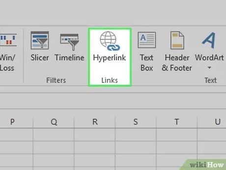 Vložit hypertextové odkazy do aplikace Microsoft Excel, krok 4