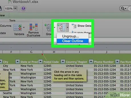 Group and Outline Excel Data Step 14