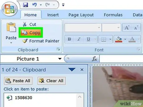 Crea un'immagine da un foglio di calcolo Excel Passaggio 6