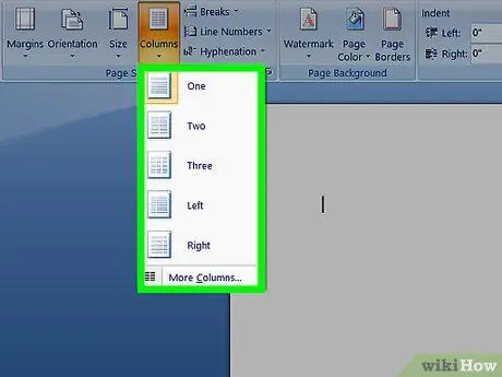 Tambah Lajur di Microsoft Word Langkah 5