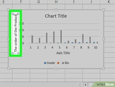 Iezīmējiet asis programmā Excel 6. darbība