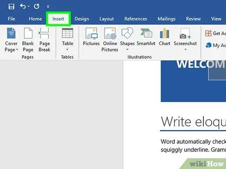 Envelopper le texte dans Word Étape 2