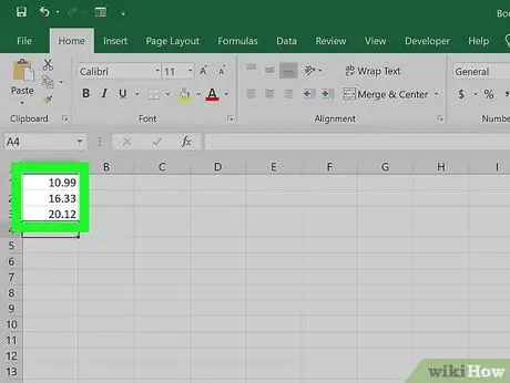 Excel Adım 5'te Yuvarlak