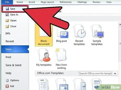 Överstreck tecken i Microsoft Word Steg 1