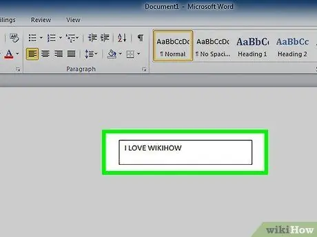 Change the Orientation of Text in Microsoft Word Step 3