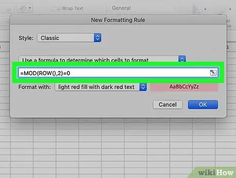 قم بتمييز كل صف آخر في Excel الخطوة 17