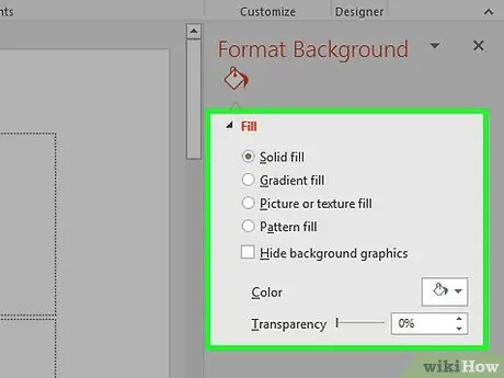 Føj baggrundsgrafik til Powerpoint Trin 17