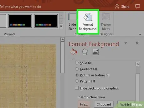 Tambahkan Grafik Latar Belakang ke Powerpoint Langkah 3