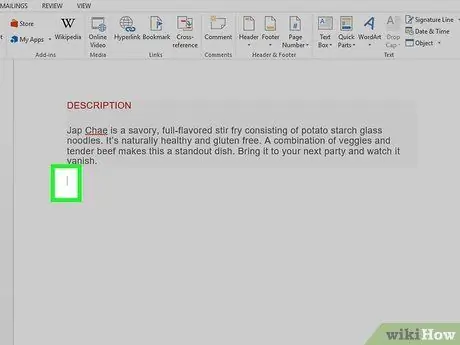 Fusionner des documents dans Microsoft Word Étape 2